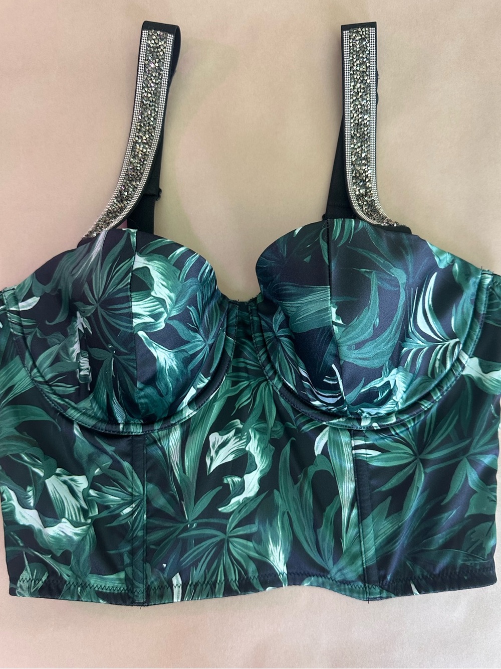 Victoria's Secret Very Sexy Tropical Shine Strap Bustier Top